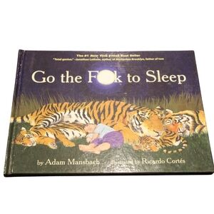 4/$20 🏷 Go the F**k to Sleep Hardcover Book
